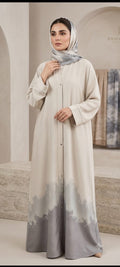 Cloud Ivory Mist Abaya