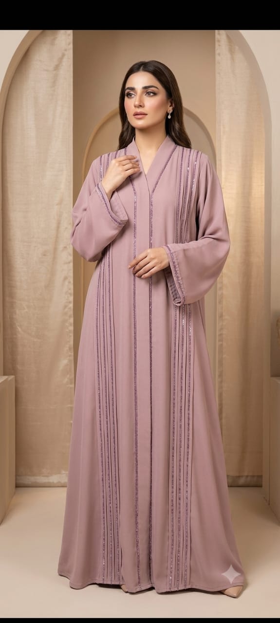 Pearl Line Abaya